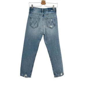 Mother Denim The Tomcat Jeans Distressed The‎ Confession Wash Blue Size 27 thumbnail 9
