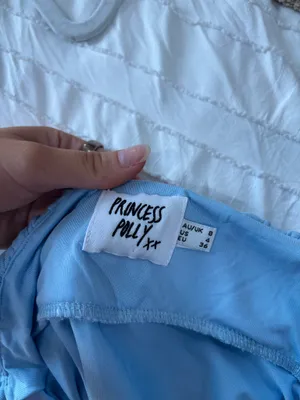 Princess Polly blue mini dress thumbnail 3
