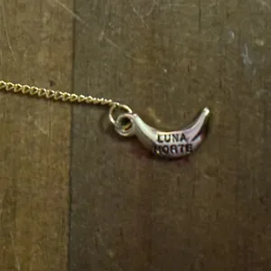 Luna Norte gold tone druzy quartz pendant necklace thumbnail 5
