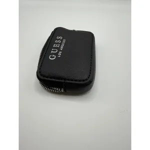 Guess Los Angeles Black Saffiano Mini Coin Purse Key Pouch Clip On‎ Accessory thumbnail 7