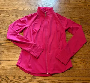 Athleta Triumph Jacket  Full Zip Pink thumbnail 1