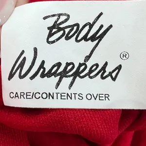 Body Wrappers Adult S Red Turtleneck Leotard Cheer Snap Crotch Zip Back thumbnail 6
