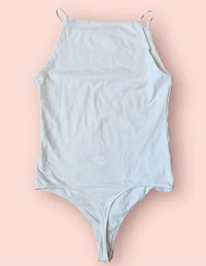 Abercrombie & Fitch White Bodysuit Size Medium thumbnail 3