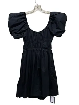 Hollister Puff Sleeve Fit & Flare Mini Dress Black Women’s Size Small thumbnail 8