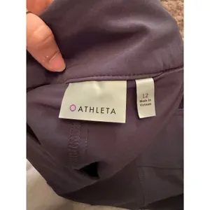 Athleta Wear About Pleated Active Skort Gray Tennis Golf Skirt Athleisure EUC thumbnail 6