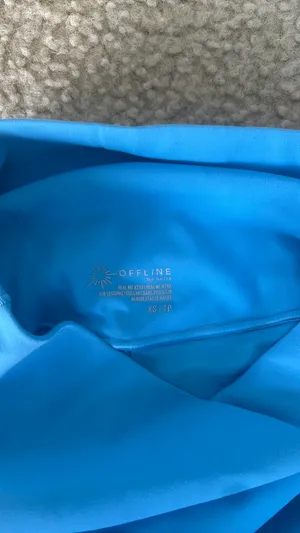 OFFLINE by Aerie Blue Leggings thumbnail 3