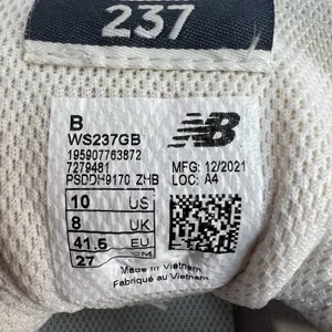 New Balance 10 Sneakers 237 Retro Running Suede Nylon Grey Lavender WS237GB thumbnail 10