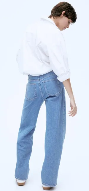 Wide Leg High Rise Jeans thumbnail 2