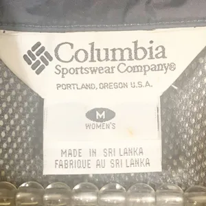 Columbia Medium Green Lightweight Full Zip Windbreaker Nylon‎ Jacket thumbnail 3