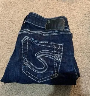 Silver Jeans Co Silver Jeans Tuesday Mid Rise Skinny Jeans thumbnail 1