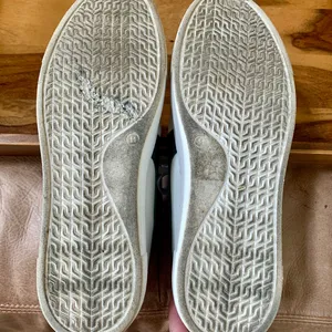 ABLE White/Green Leather Sneakers White Size 11 thumbnail 5