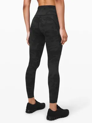 Lululemon Fast & Free Tight 25" Incognito Camo Multi Grey Size 4 thumbnail 2