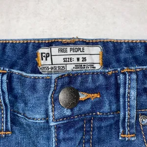 Free People Womens 25 Distressed Skinny Denim Blue Jeans 61855-1651 5125‎ thumbnail 4