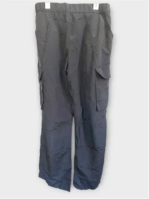Size L (Tall) Halara Mid Rise Button Zipper Wide Leg Baggy Casual Cargo Pants thumbnail 4