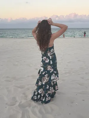 Abercrombie Floral tiered dress thumbnail 3