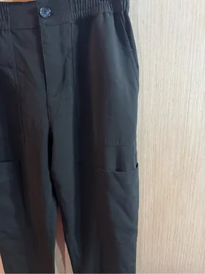 Women’s Sanctuary Black Cargo Pants with Elastic Waist Size Small thumbnail 2