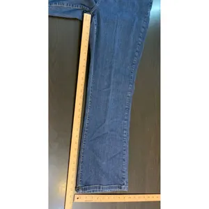 LL Bean Classic Fit Blue Jeans Womens 14 Regular‎ Dark Wash Stretch Denim 286351 thumbnail 9