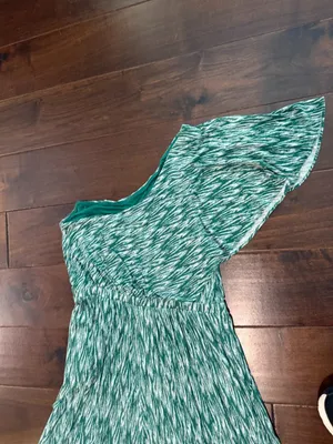 Anthropologie Maeve Jamie Wide Leg Jumpsuit Green Print Size Medium thumbnail 10