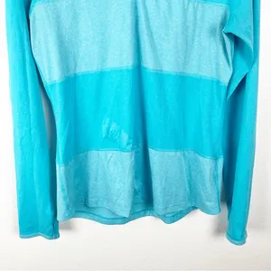 NIKE Teal Dri Fit Long Sleeves Hoodie Top Large Running Hiking Workout Casual thumbnail 7