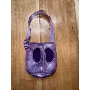 HydroJug Purple Shimmer Neoprene Water Bottle Sleeve Carrier‎ Adjustable Strap thumbnail 2