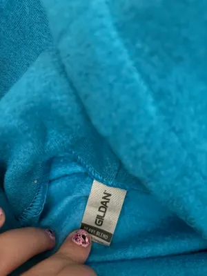 SOLD ON POSHAMRK!! Blue Gildan Monster hoodie thumbnail 2