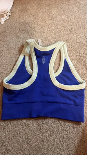 Blue And Light Green Free People Top thumbnail 2
