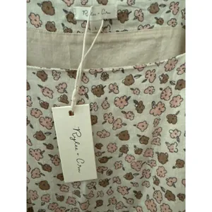 Rylee & Cru Neutrals Superbloom Greta Linen-Blend Babydoll Dress Size Large‎ thumbnail 3