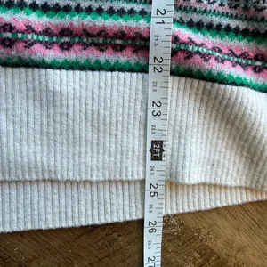 Talbots Multicolor Fair Isle Wool Nylon Lamb Wool Stripe Crew Sweater L thumbnail 8