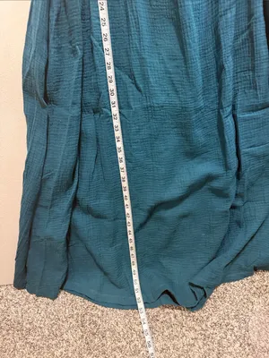 Listicle Teal-Green Midi Dress with Wide Straps thumbnail 3