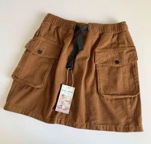 Halara Elastic Waistband Adjustable Side Pocket Mini Cargo Casual Skirt Meerkat thumbnail 3
