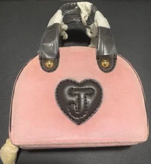 Juicy Couture Pam & Gela Pink Velour Travel Jewelry Case Bag New With Tags thumbnail 10