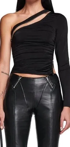 I.AM.GIA NWT Lucienne Top Black, XXS thumbnail 1