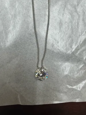 NWT Paparazzi Clear Cubic Zirconia Earrings and Necklace in Silver thumbnail 3