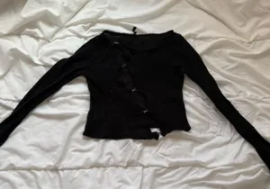 Tj jazz black knitted top Size XXS thumbnail 1