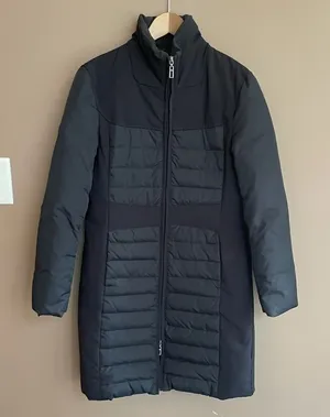 Via Spiga Long Goose Down Jacket Black‎ Small Black thumbnail 1