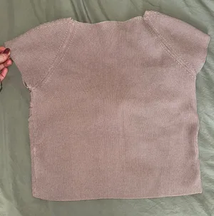 Amazon Women's Knit Crop Top Short Sleeve Twist Front thumbnail 6