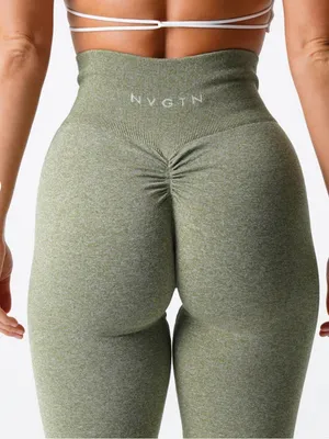 NVGTN Meadow Scrunch Seamless Leggings thumbnail 3