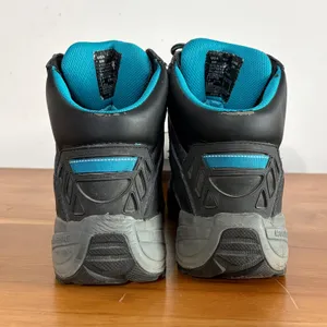 Wolverine Womens Safety Toe Work Boots ASTM EH Rated Vibram Sole Black Teal 8M thumbnail 5