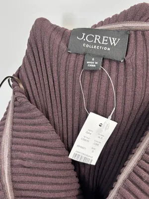 J.Crew Collection foldover mixy dress in duchesse satin thumbnail 6