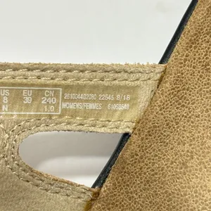 Clarks Leisa Cacti Q Women's Size 8N Sandals Leather Beige Slide thumbnail 11