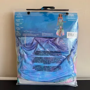 Disney The Little Mermaid Ariel Adult L Costume Dress Multicolor 786 thumbnail 2