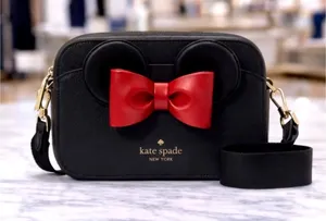 Kate Spade Minnie Mouse Mini Camera Bag Black and Red thumbnail 1