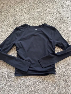 Lululemon All It Takes Long Sleeve Shirt *Ribbed Nulu size XS/S thumbnail 4