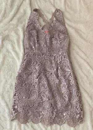 Free People Margot Lace Mini Dress thumbnail 5