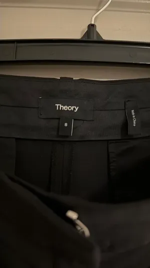 Theory black pants  thumbnail 3