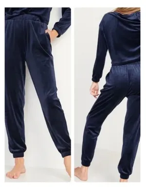 Anthropologie Saturday Sunday merida velour velvet jogger thumbnail 2