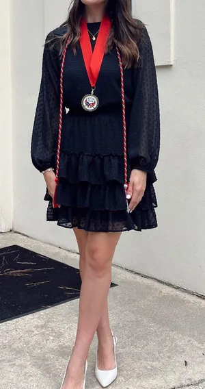 Long Sleeve Black Dress thumbnail 1
