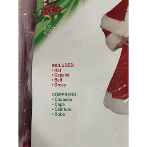 Forum Novelties Miss Santa Costume/Outfit For Women Fits 14/16‎ thumbnail 3