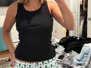 Micheal stars black tank top thumbnail 5