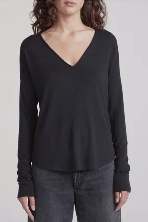 RAG‎ & BONE Hudson V Neck Tee thumbnail 1